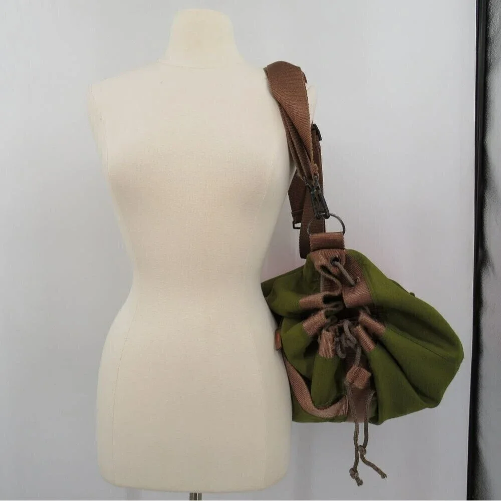Parcel Unisex Mens Womens Large Hunter Green Convertible Duffel Backpack